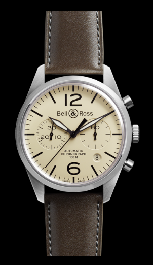 Bell & Ross BR 126 Vintage BRV 126 Original Beige Watch